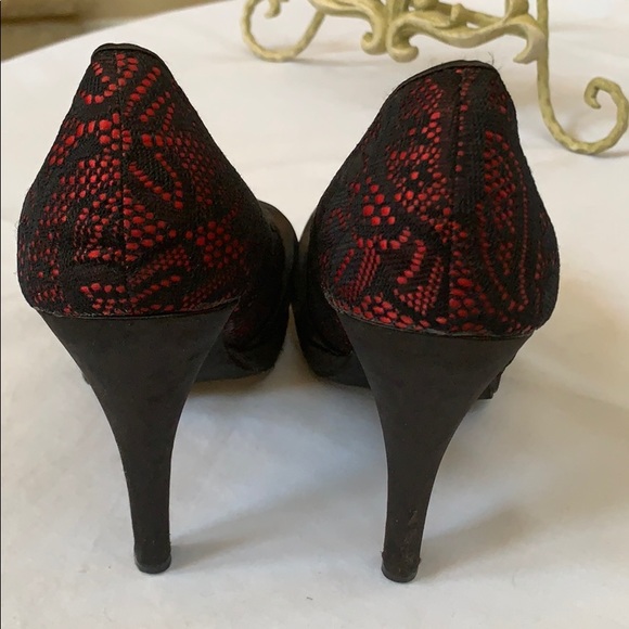 CATHY LACE w/BOWS HEELS - Picture 4 of 7